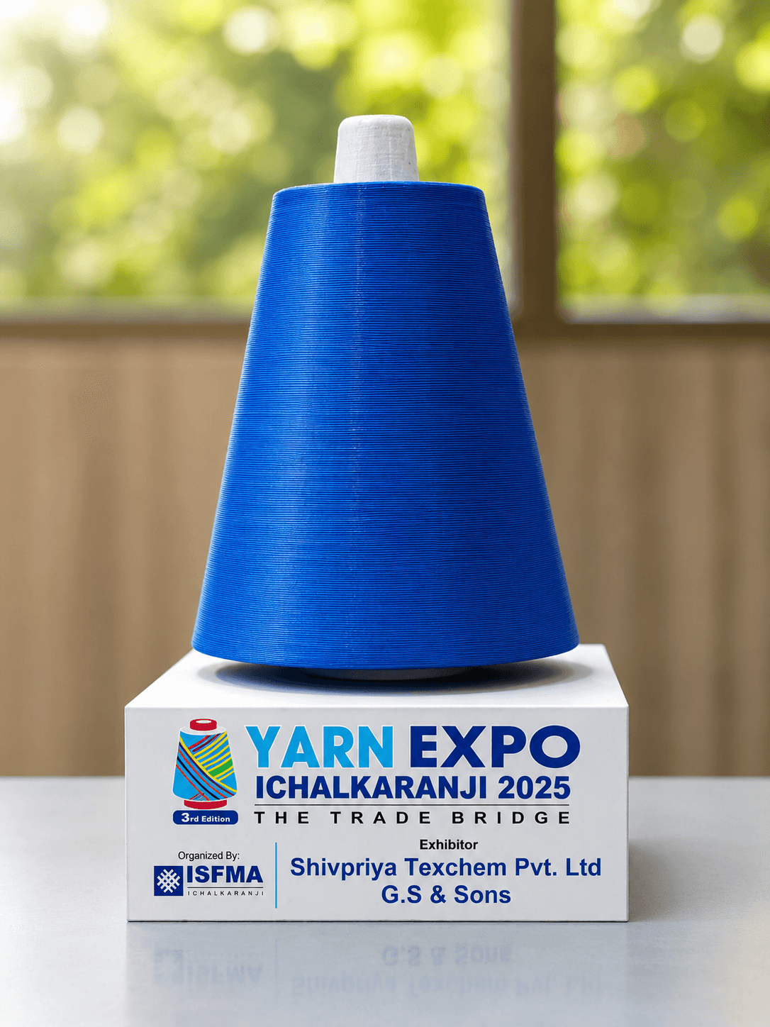 Ichalkaranji Yarn Expo 2025 Exhibitor Trophy - Shivpriya Group